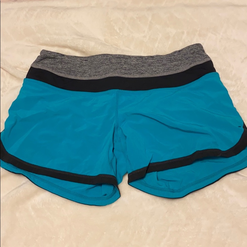 Turquoise Lululemon Shorts